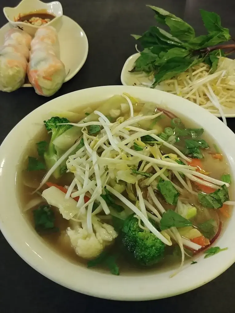 Vietnamese stir-fry dishes at T.H. Dang Restaurant Winnipeg